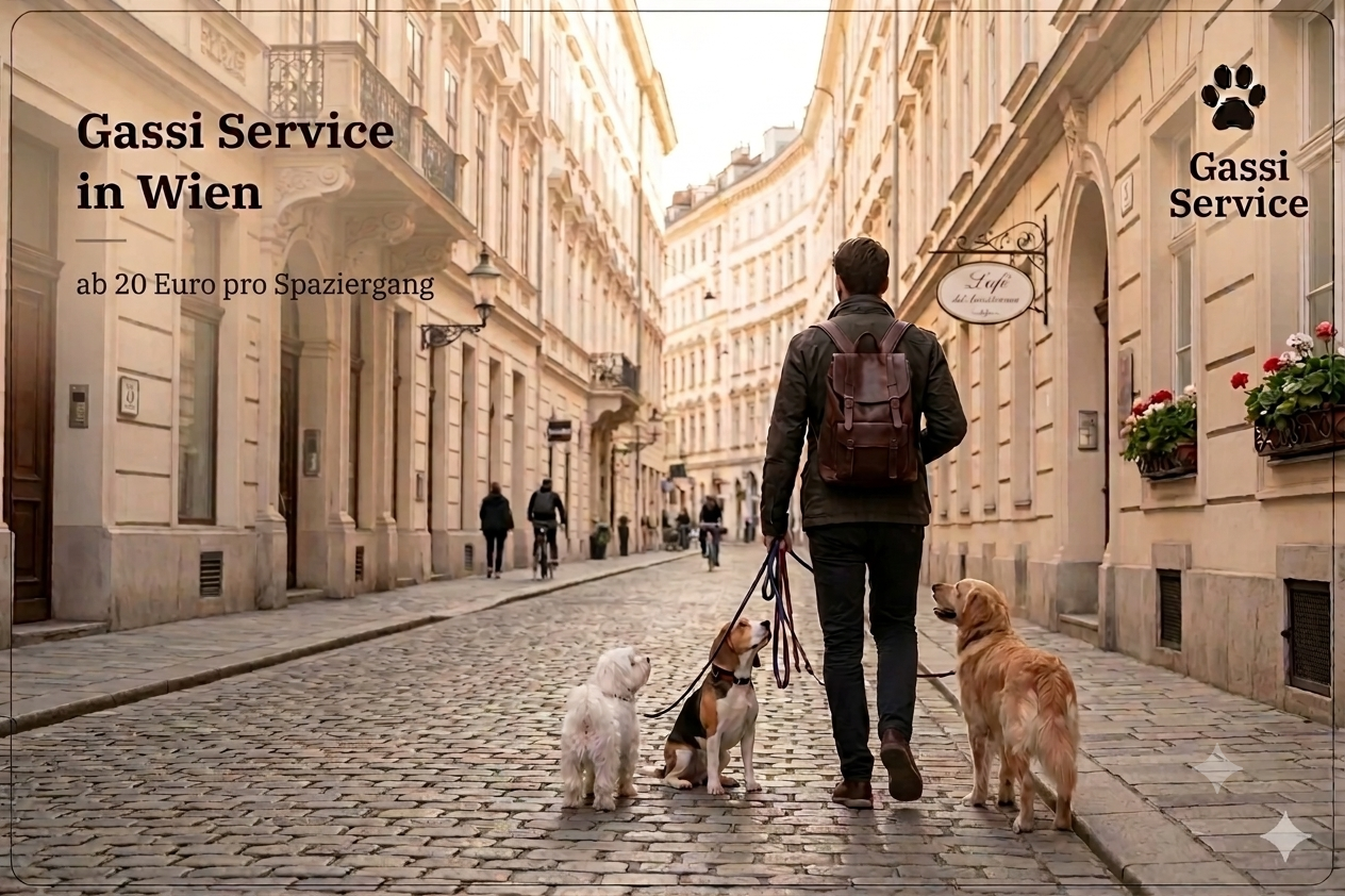 Gassi Service in Wien für Hunde