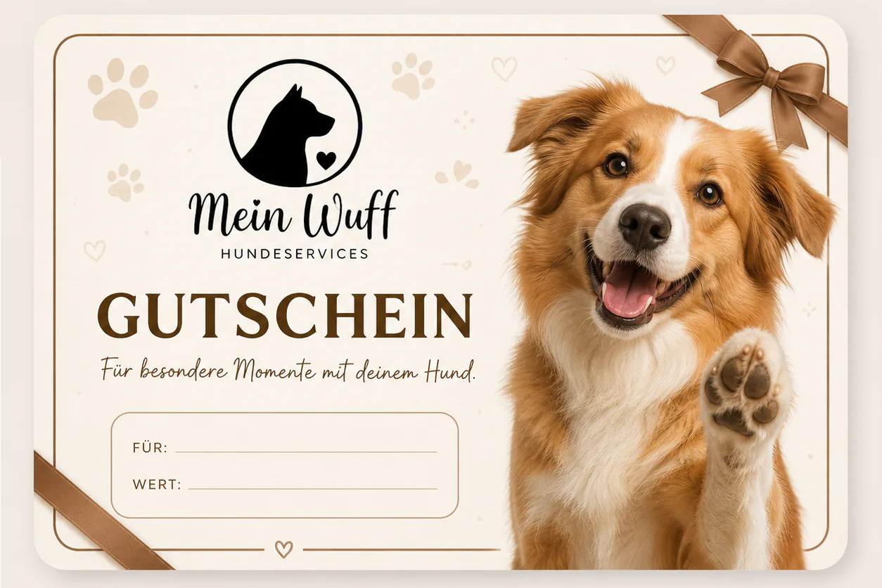 Gutschein für Hundeservices